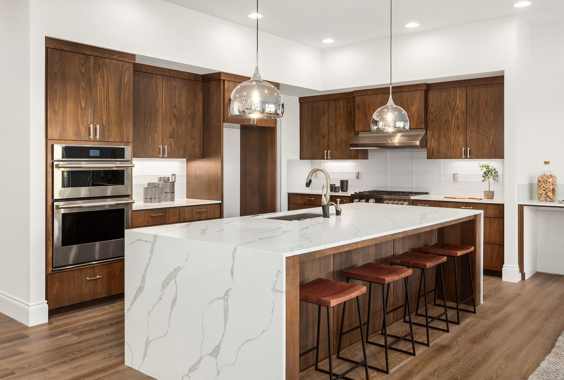 Modern kitchen design by Wasatch Home Design